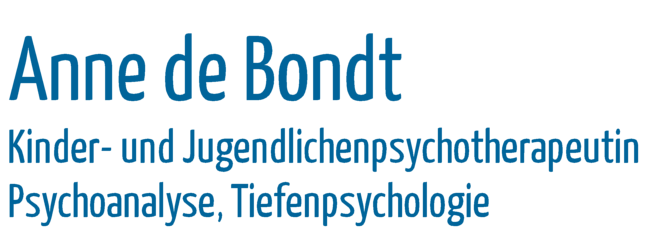 Anne de Bondt - Kinder- und Jugendpsychotherapeutin, Psychoanalyse, Tiefenpsychologie